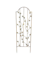 Treillage jardin fer Feuilles 50x156cm