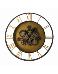 Horloge à engrenages 71x9cm