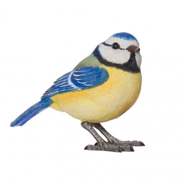 Mésange bleue résine 8x5x11cm