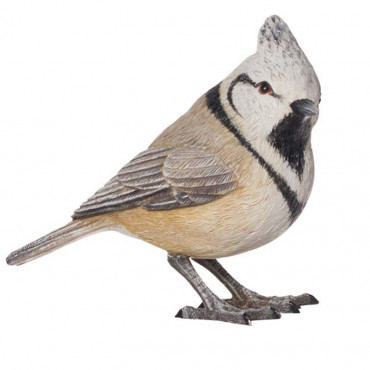 Mésange Huppée 9x5x11cm
